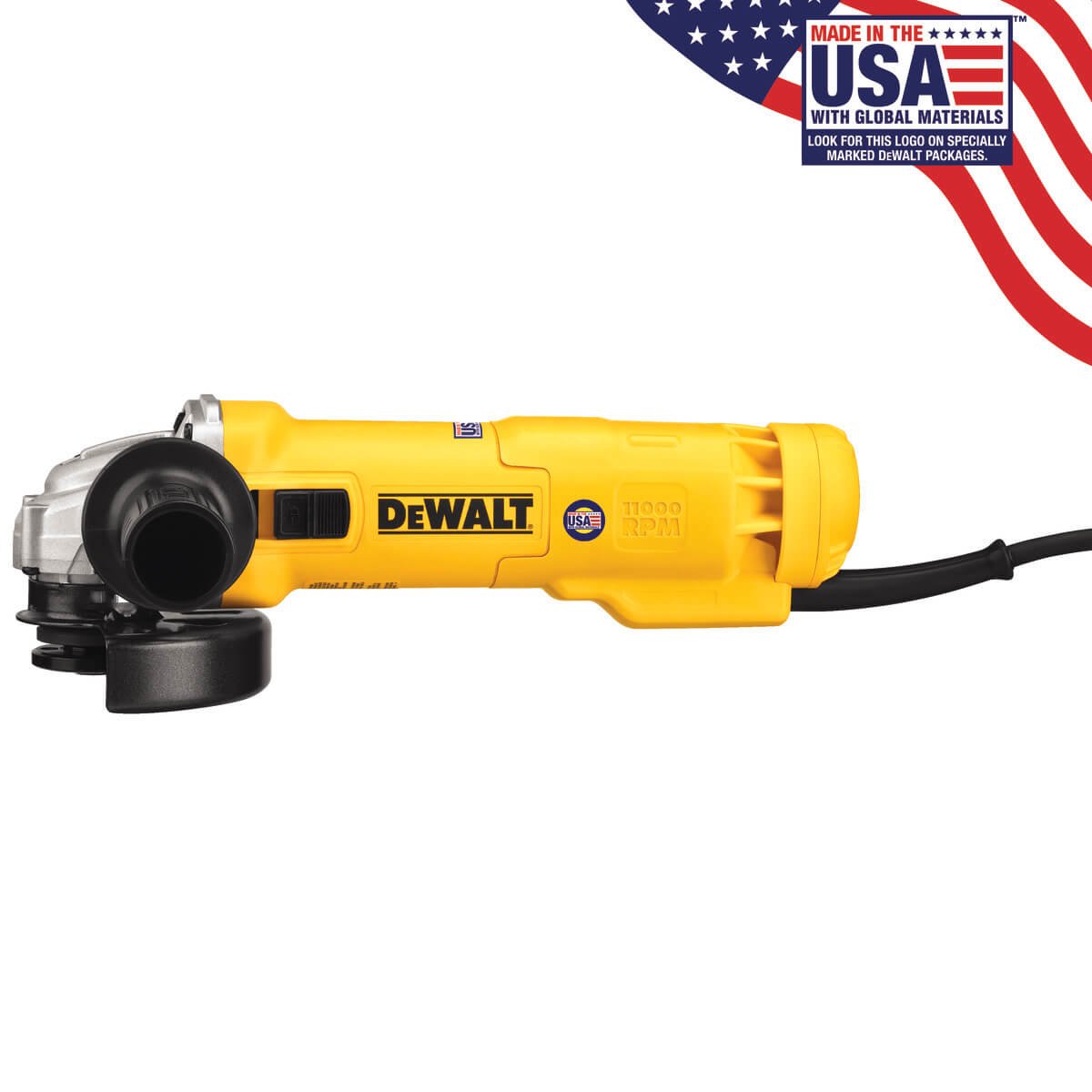 DEWALT DWE4214-Angle Grinder Tool, 4-1/2-Inch, Slide Switch, 11-Amp