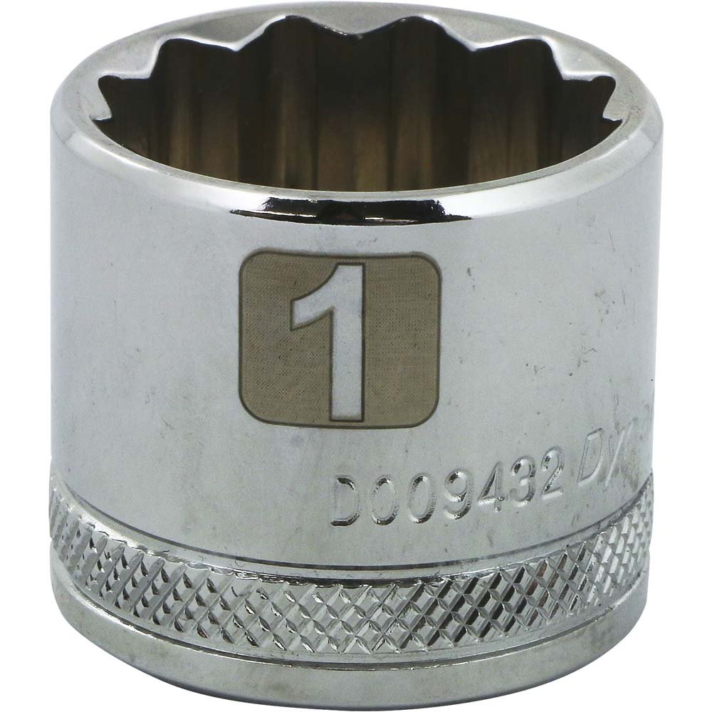 Gray GT-D009432 -  3/8" D1'' 12PT CHROME SOCKET