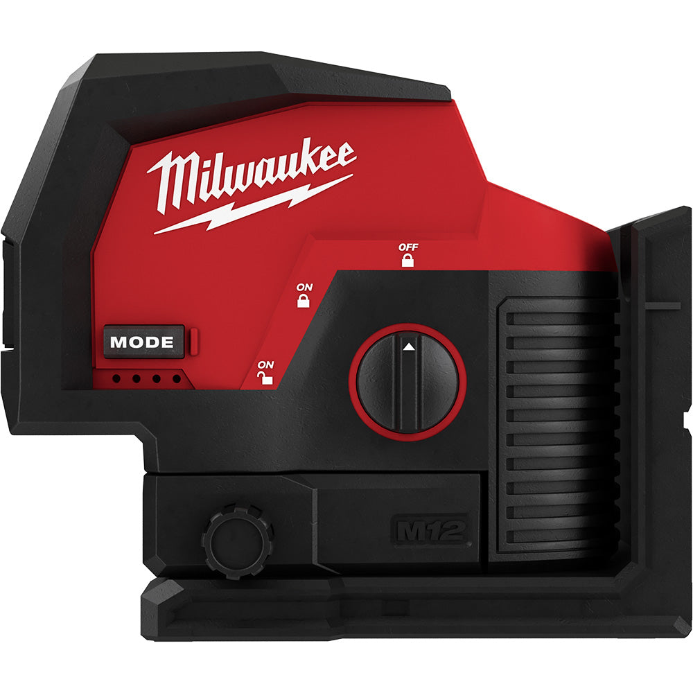 MILWAUKEE 3622-21  -  M12 CROSS LINE & PLUMB POINTS LASER