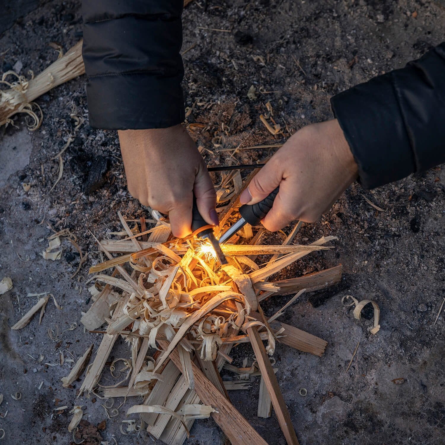 Gerber  Stake Out + Fire Starter + Pack Hatchet