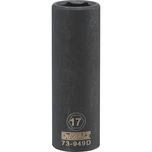 Dewalt DWMT73949OSP  -  1/2 DRIVE DEEP IMPACT SOCKET - 6 POINT-17MM