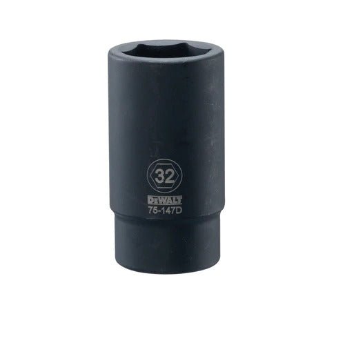 Dewalt DWMT75147OSP -  3/4 DRIVE DEEP IMPACT SOCKET - 6 POINT 32MM