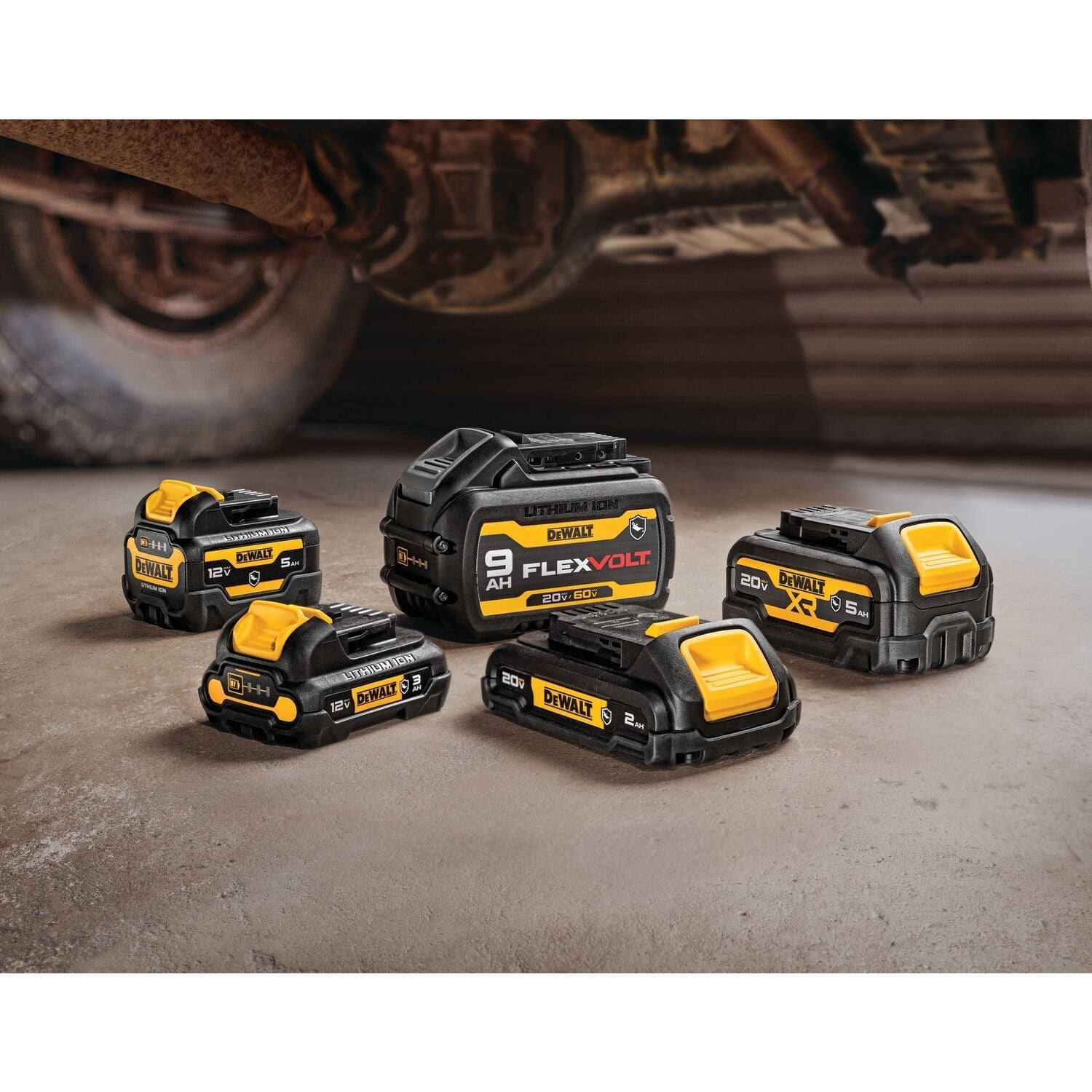 Batterie DEWALT DCB609G-20 V/60 V Max Flexvolt résistante à l'huile 9,0 Ah