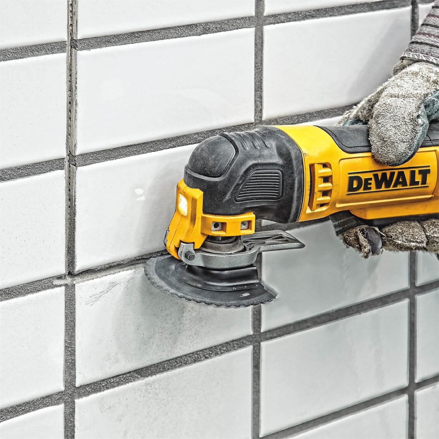 Lame oscillante DEWALT DWA4220 pour l'élimination du coulis, coupe rapide, carbure