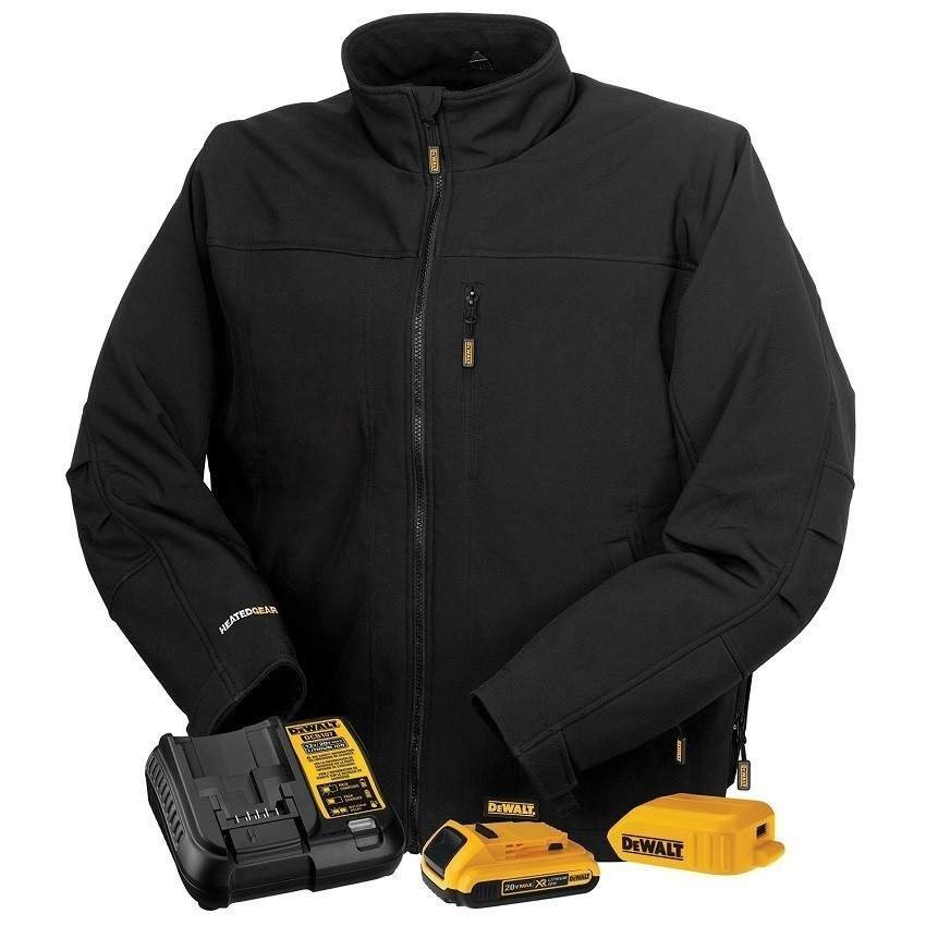 DEWALT DCHJ060ABD1 - Beheizte Softshell-Arbeitsjacke - Schwarz