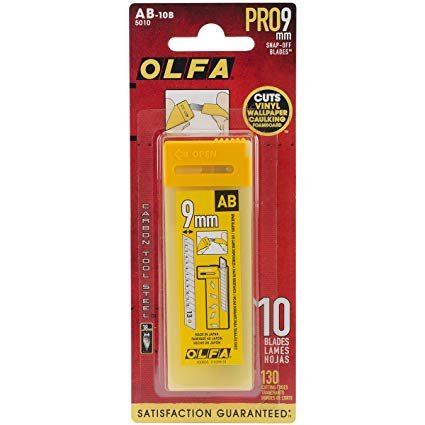 Olfa 10pk 9mm Snap-Off Blades