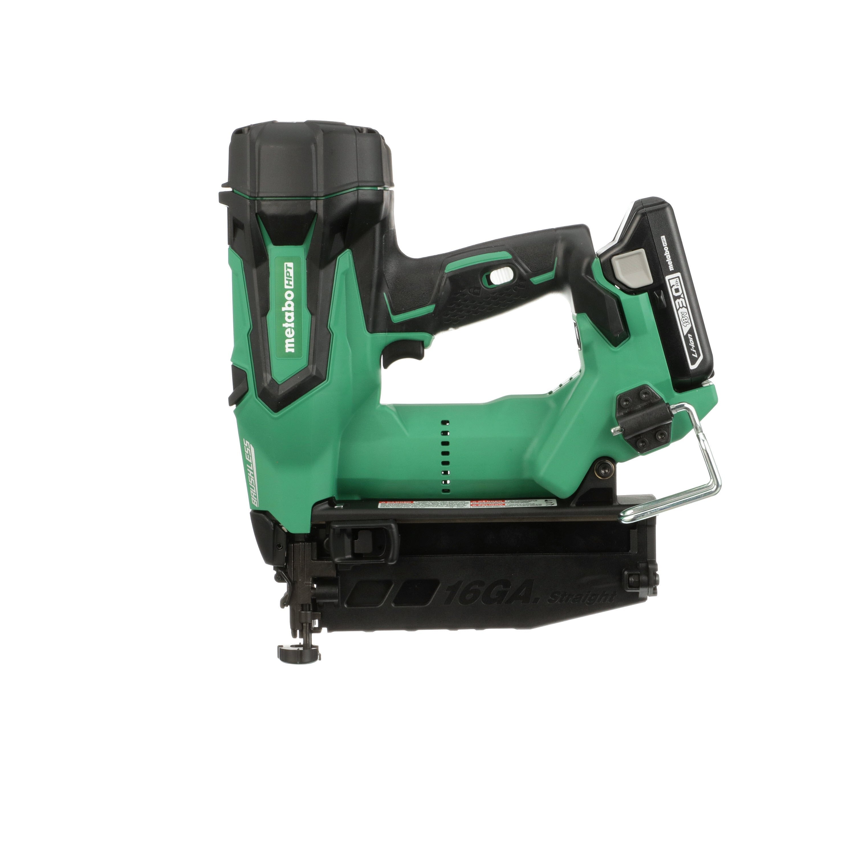 METABO Li-Ion NT1865DM 16 Gauge Straight Cordless Finish Nailer, 1