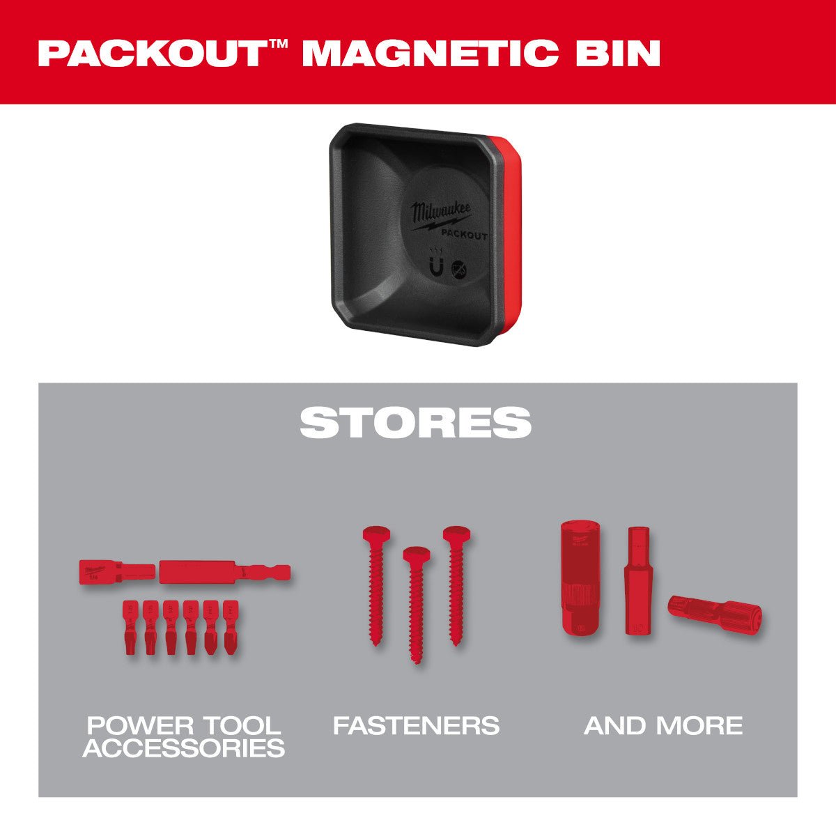 Milwaukee  48-22-8070 - PACKOUT™ Magnetic Bin