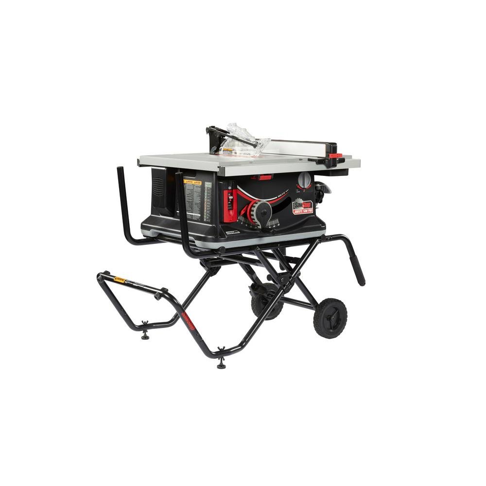 SawStop JSS-120A60  -  Jobsite Saw PRO with Mobile Cart Assembly - 15A,120V