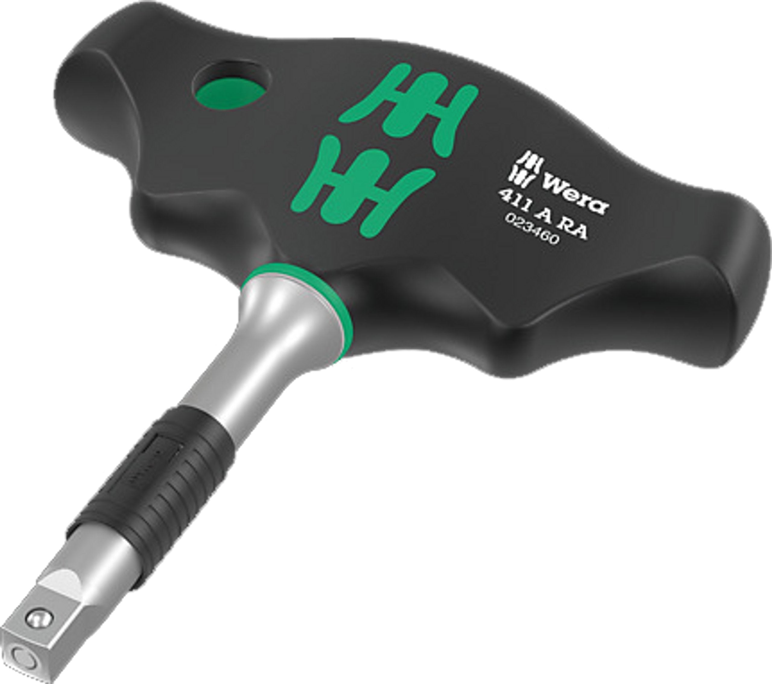 WERA-023460 1/4" Drive 411 RA T-Handle W/ Ratchet Function