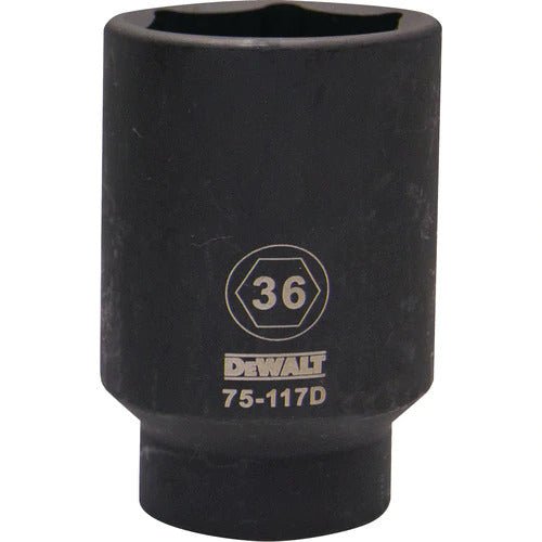 Dewalt DWMT75117OSP  -  1/2 DRIVE DEEP IMPACT SOCKET - 6 POINT-36MM