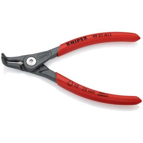 Knipex 4921A11 - 5 1/8" Außen 90° abgewinkelte Präzisions-Sicherungsringzange