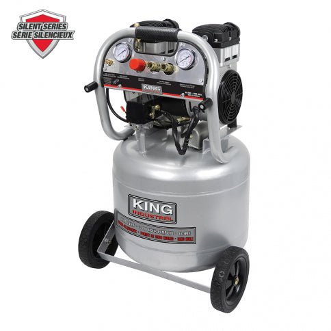 King Canada KC-10020SQ   -  10 GALLON ULTRA-QUIET OIL-FREE AIR COMPRESSOR