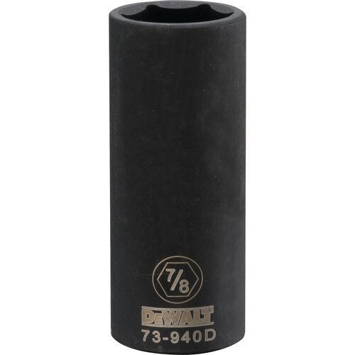 Dewalt DWMT73940OSP  -  1/2 DRIVE DEEP IMPACT SOCKET - 6 POINT-7/8''