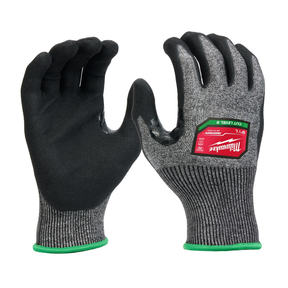 Milwaukee Cut Level 6 High-Dexterity Nitrile Dipped Gloves - L