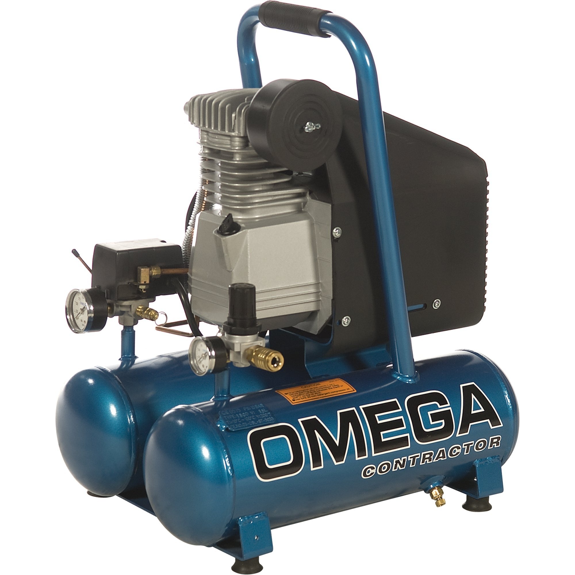 Omega DD-2022B  -  6.0 CFM Contractor Series Compressor - Oil Lube Direct Drive