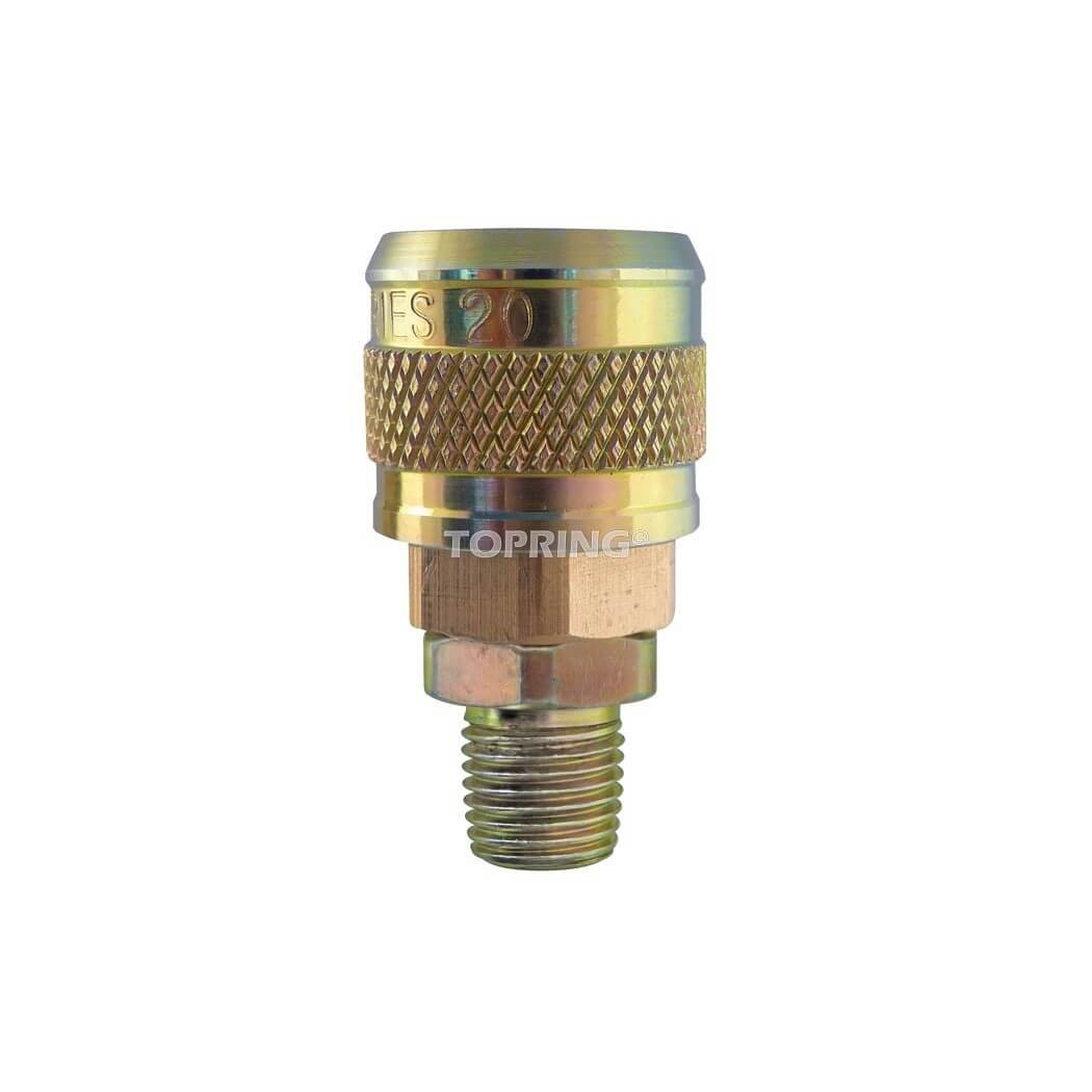 Topring 20.664  -  Automatic Coupler 3/8 (M) NPT-1/4 IND