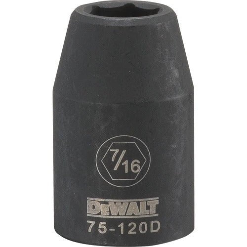 Dewalt DWMT75120OSP  -  1/2 DRIVE IMPACT SOCKET - 6 POINT-7/16"