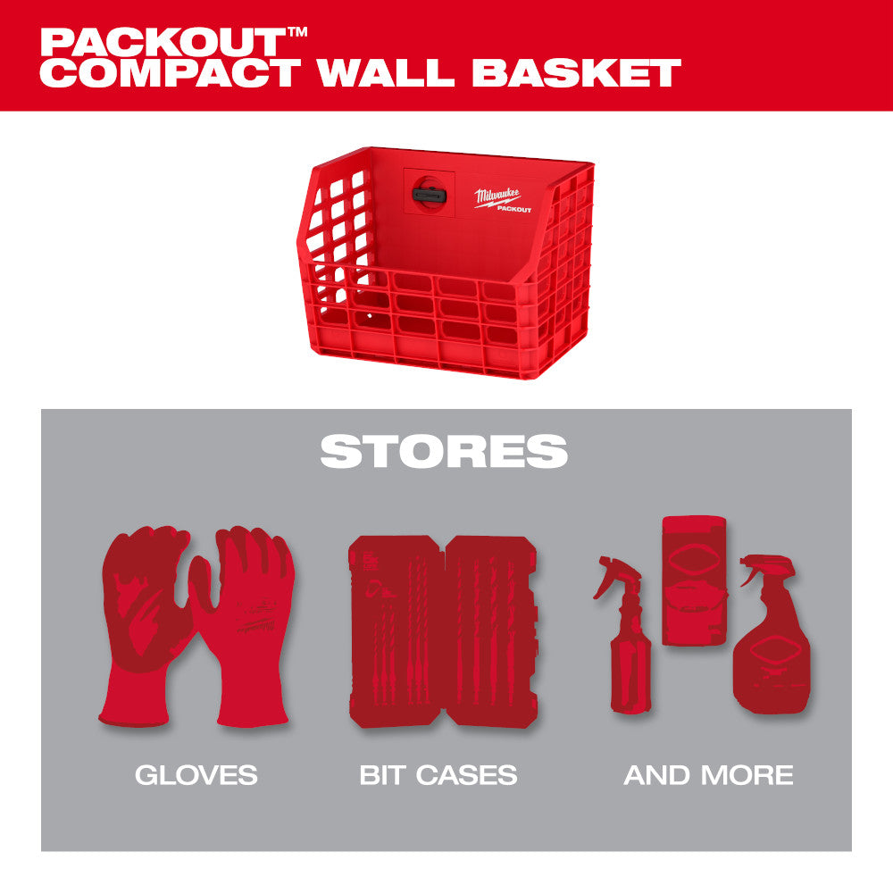 Milwaukee  48-22-8342 PACKOUT™ Compact Wall Basket