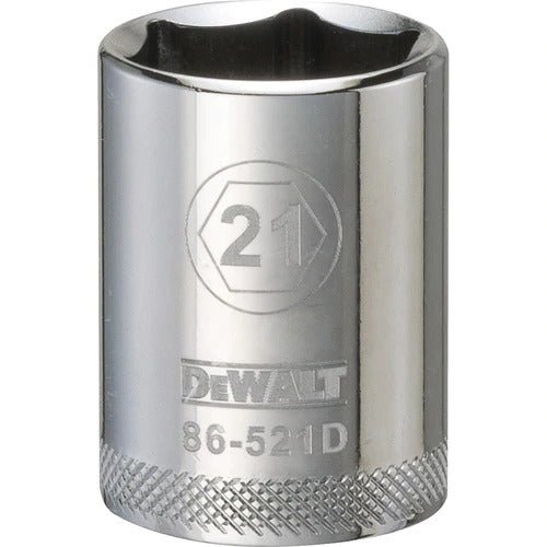 Dewalt DWMT86521OSP -   1/2 DRIVE SOCKET-6 POINT-21MM