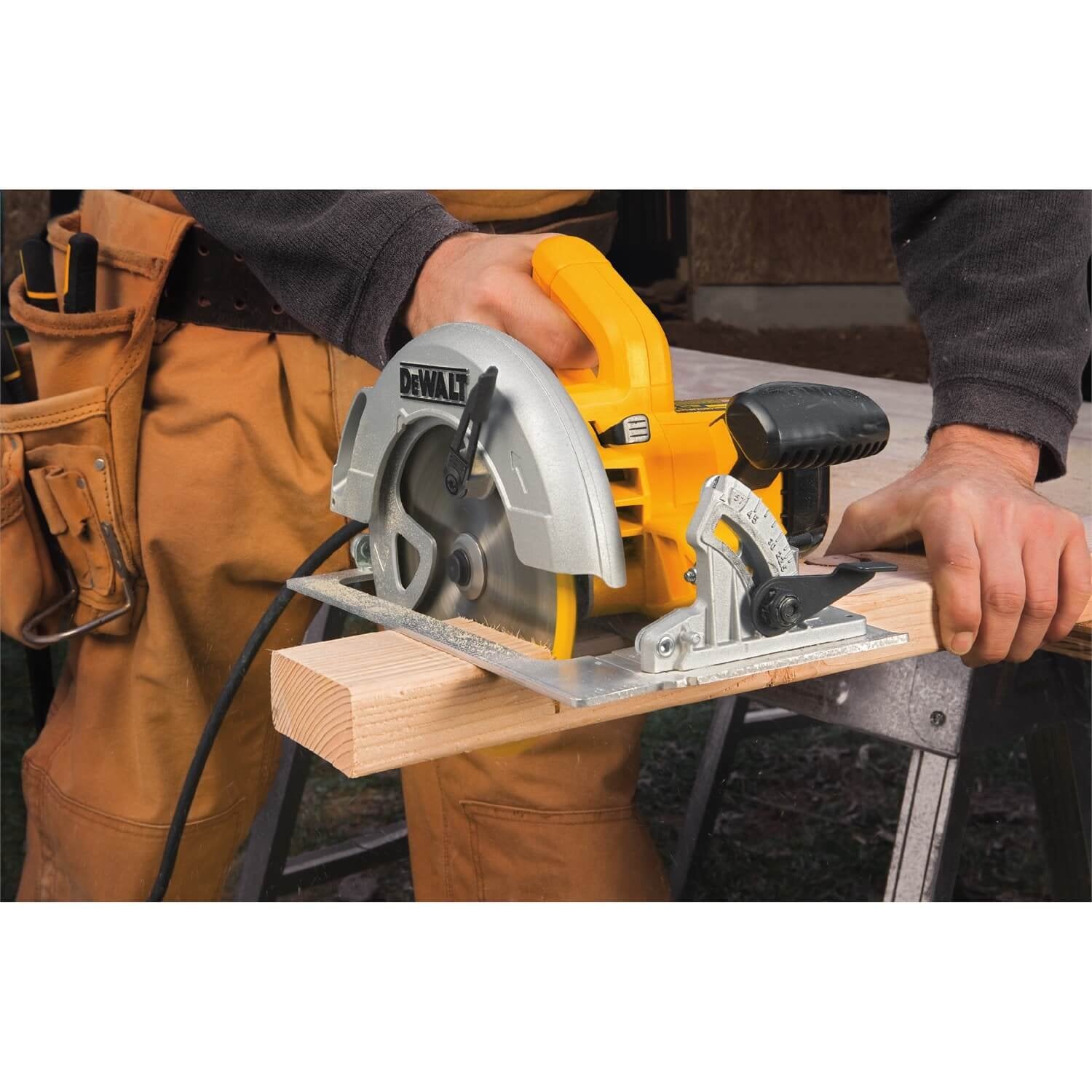 DEWALT DWE575-7-1/4-Zoll-Kreissäge, leicht, kabelgebunden