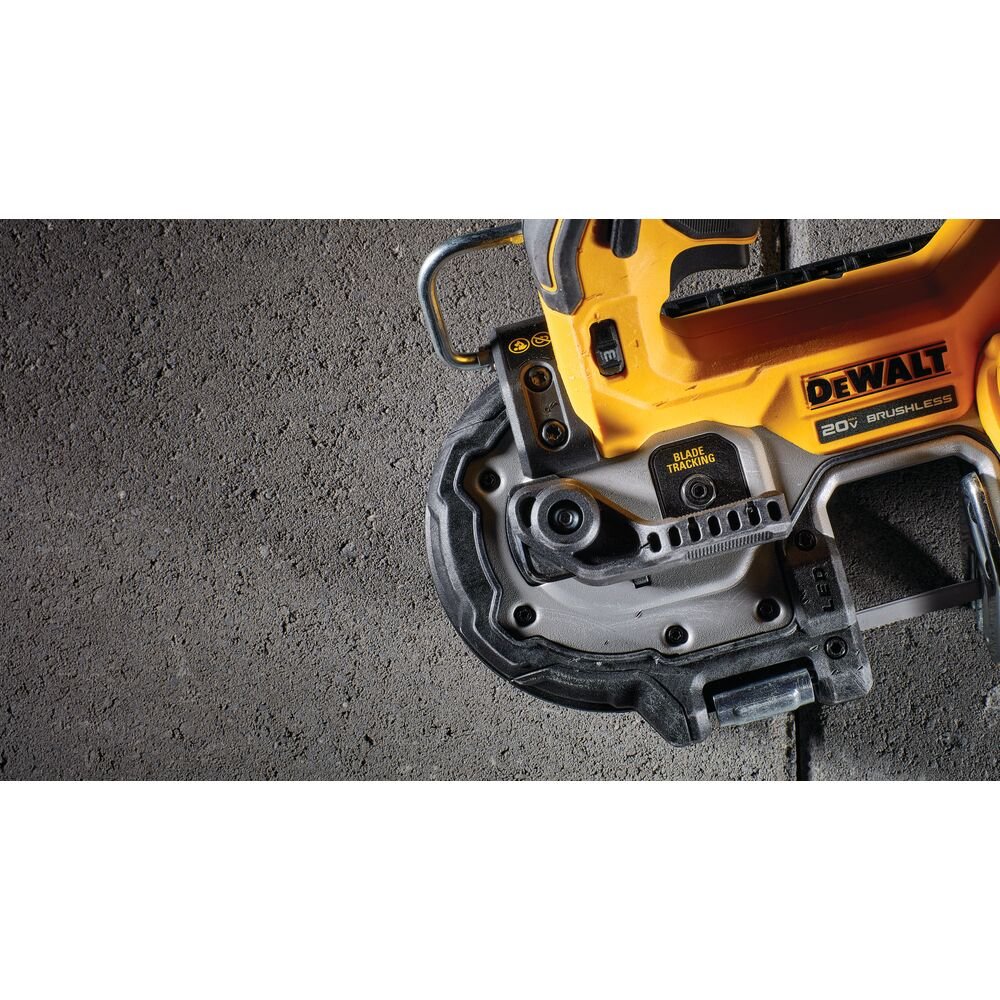 Scie à ruban compacte sans fil Dewalt DCS377B Atomic 20 V Max*, 4,4 cm (1-3/4 po) (outil uniquement)