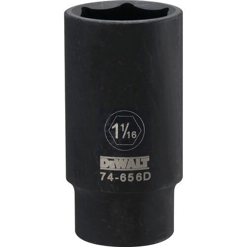 Dewalt DWMT74656OSP  -  1/2 DRIVE DEEP IMPACT SOCKET - 6 POINT-1-1/16"