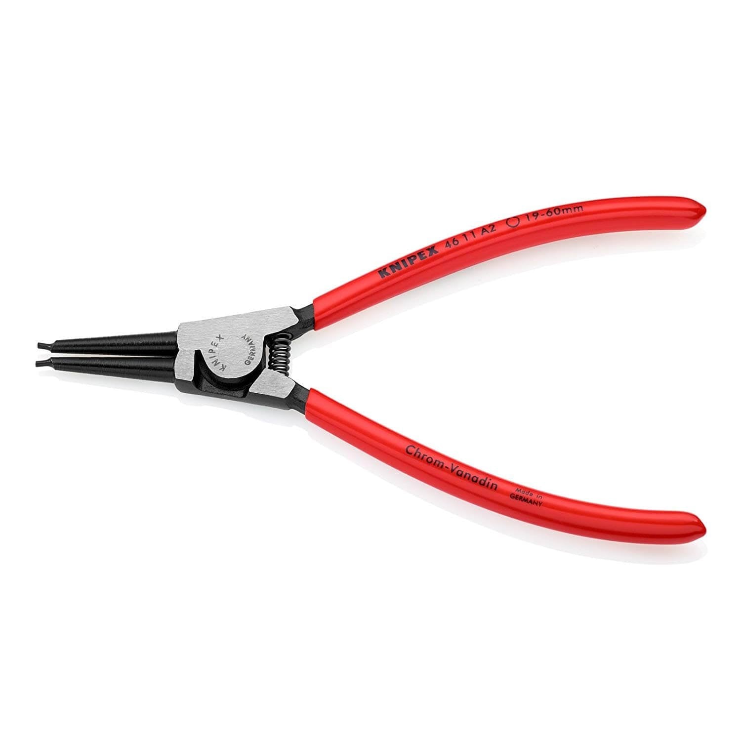 Knipex 4611A2SBA - 7 1/4" Außensicherungsringzange - Geschmiedete Spitzen