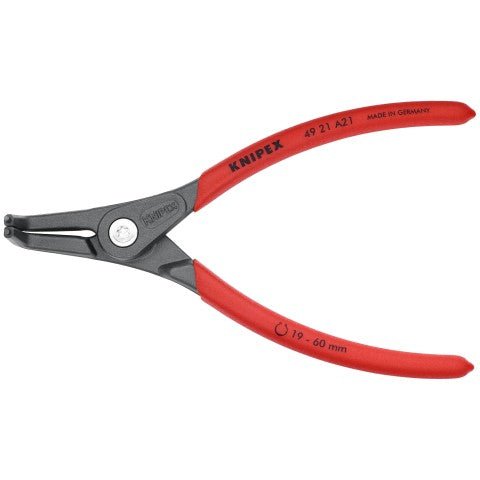 Knipex 4921A21 - Pince de précision coudée à 90° pour anneaux élastiques externes de 6 1/2"