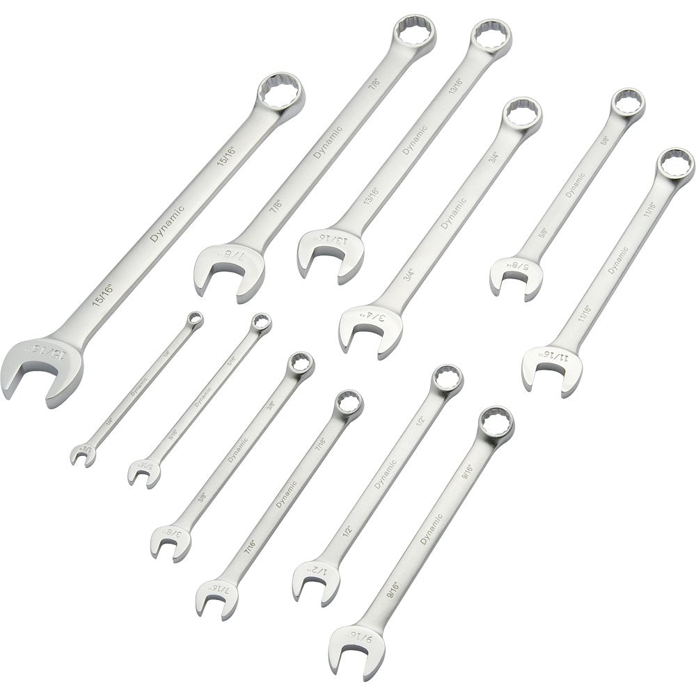 DYNAMIC GT-D074222  -  12 PIECE SAE WRENCH SET