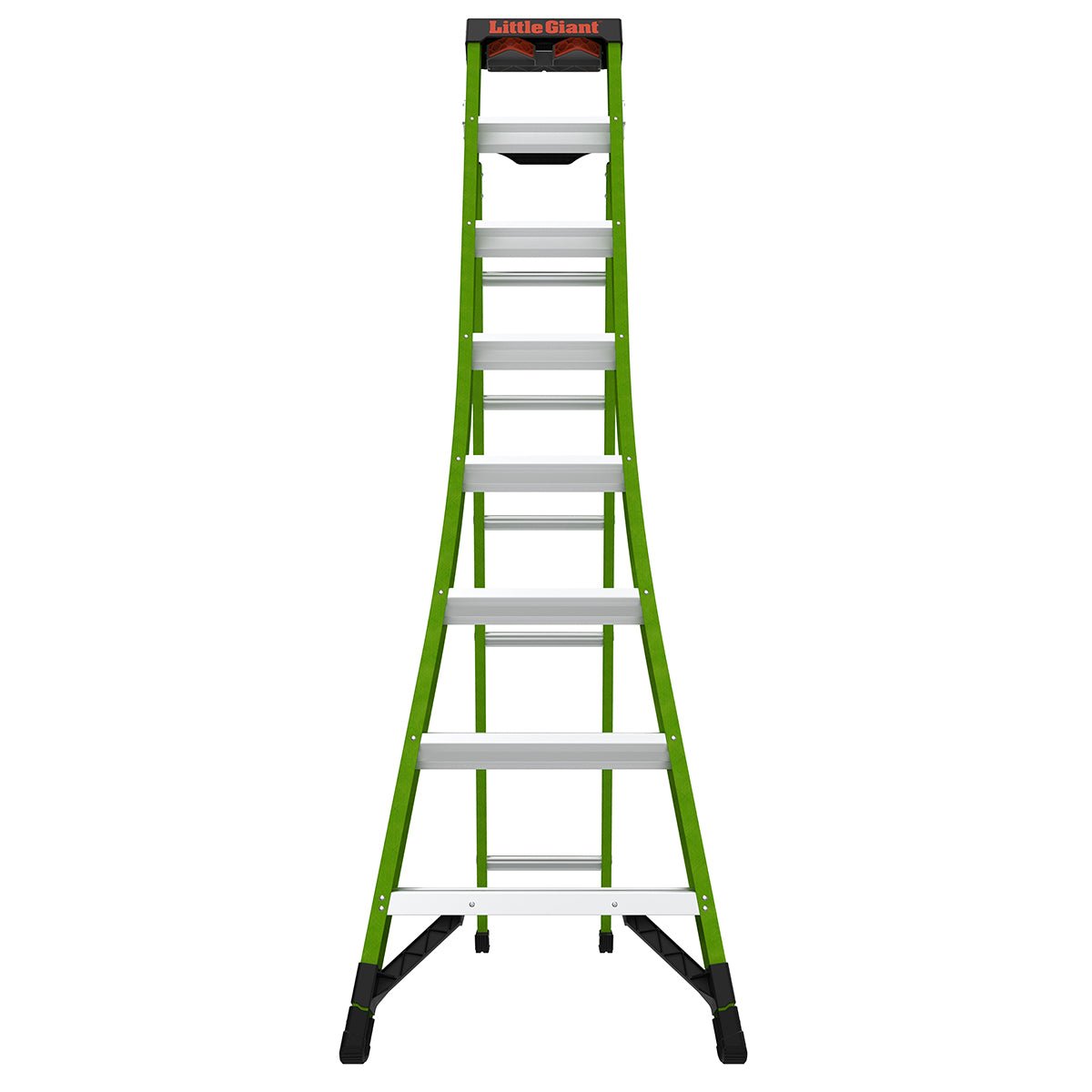 Little Giant 13908-303 - KING KOMBO, Professional, M8, 8’- CSA Grade Type IAA – 375 lb/170 kg Rated, Fiberglass, 3-in-1 Combination Ladder, Rotating Wall Pad, GRIP-N-GO Single-Hand Release Hinge