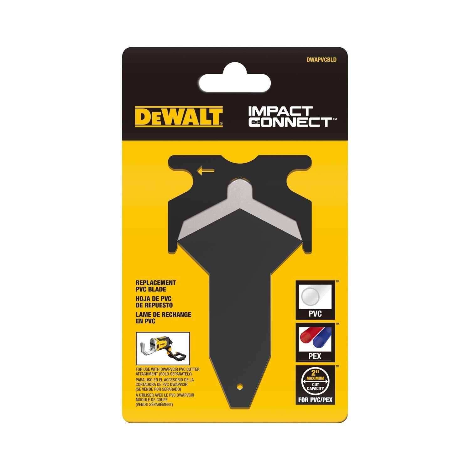 Lame de rechange DEWALT DWAPVCBLD-Impact Connect PVC/PEX