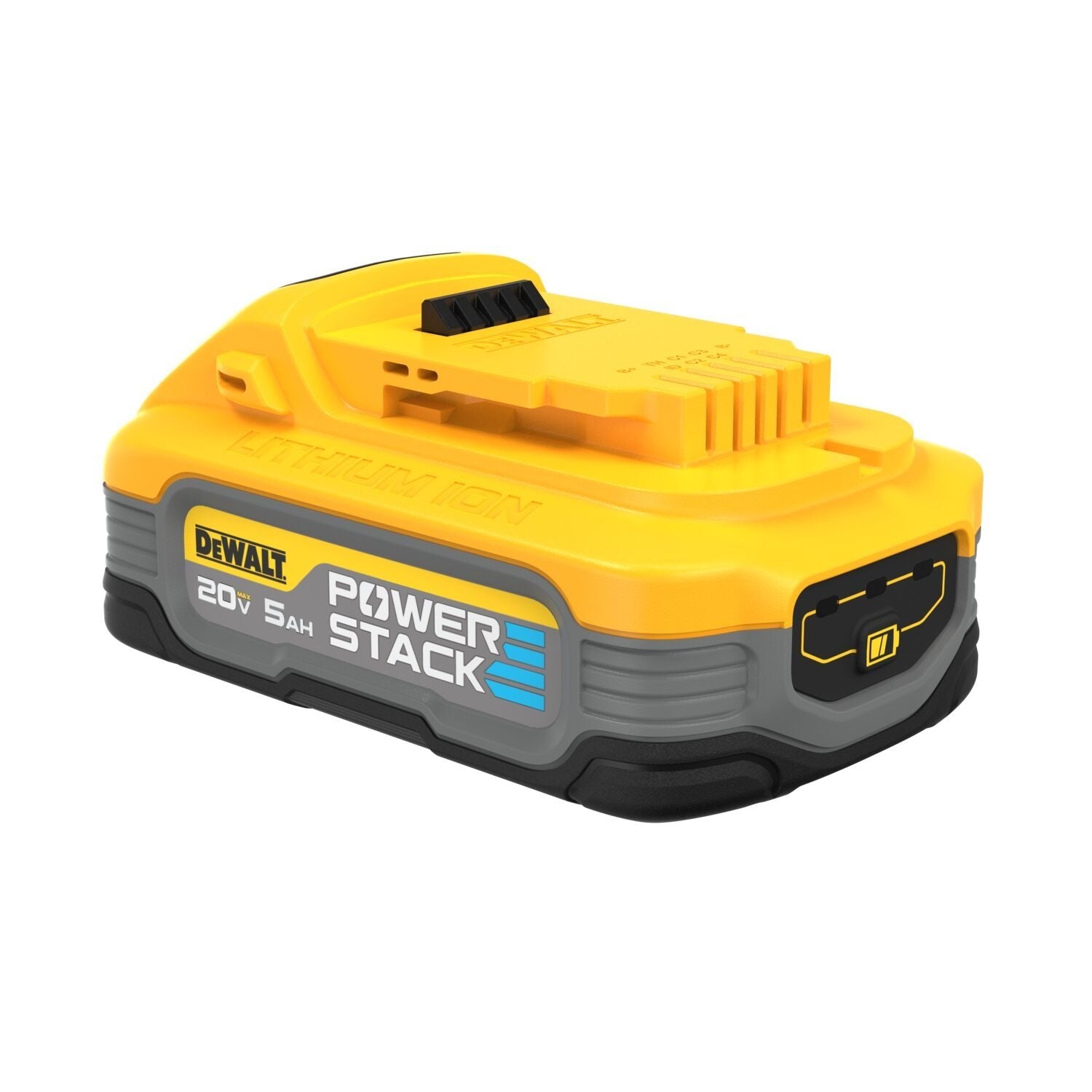 DEWALT Powerstack 20V MAX Battery, Rechargeable, 5Ah, Lithium Ion (DCBP520)