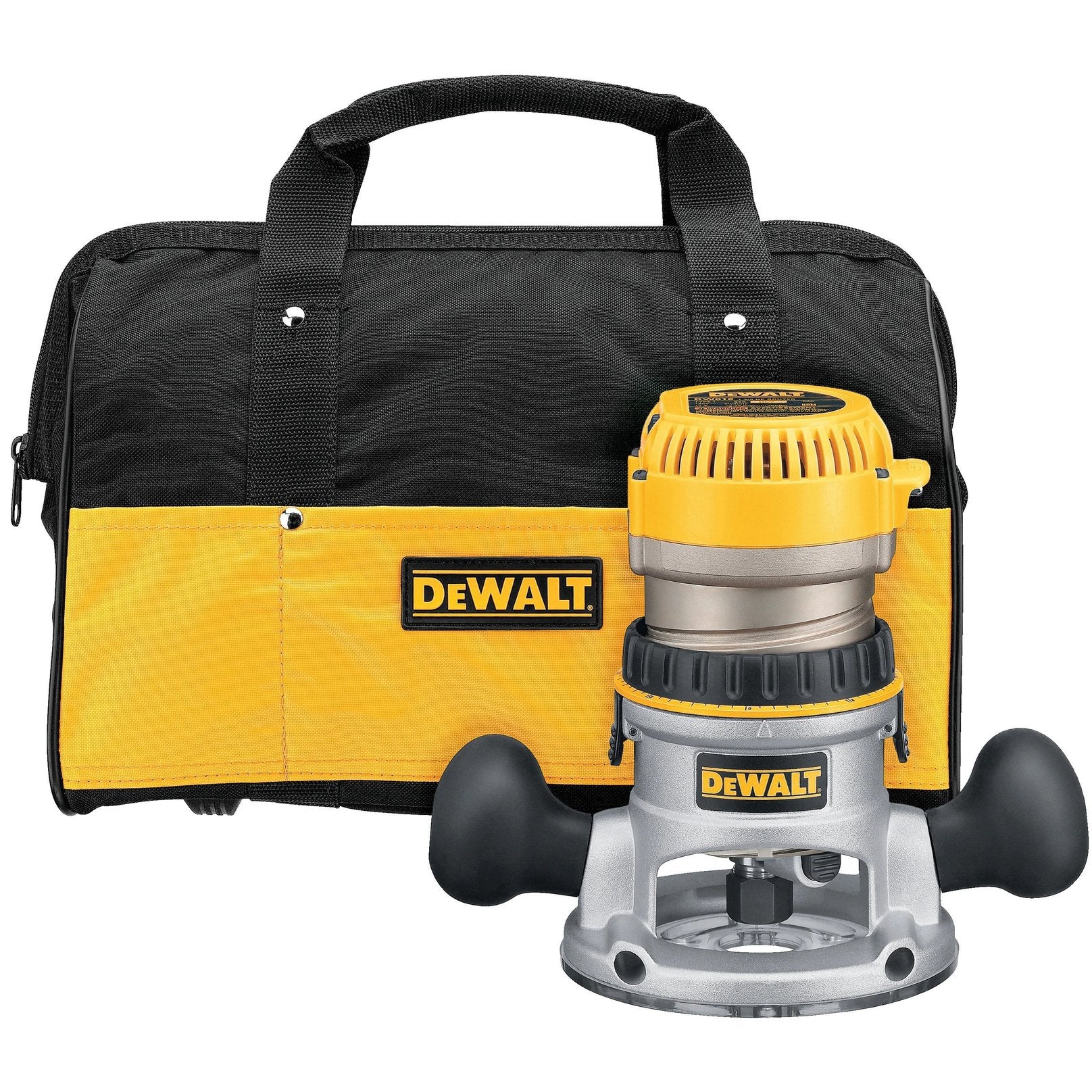 DEWALT DW618K-Fräser, variable Geschwindigkeit, feste Basis, 2-1/4 PS