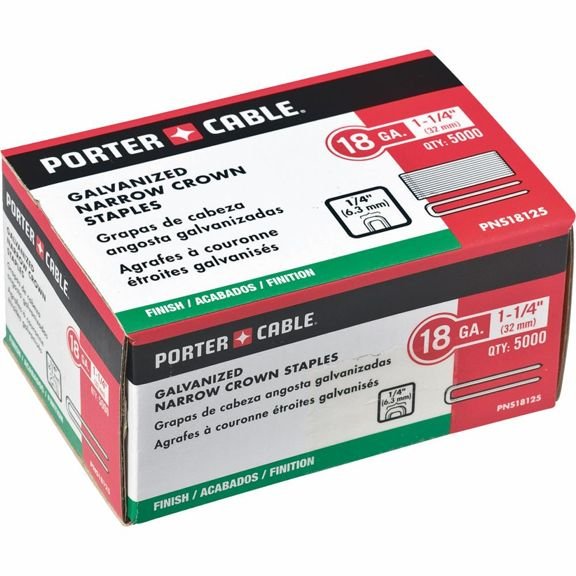 Porter Cable PNS18050 - 18 GA NC, 1/2" LONG, PAQUET 