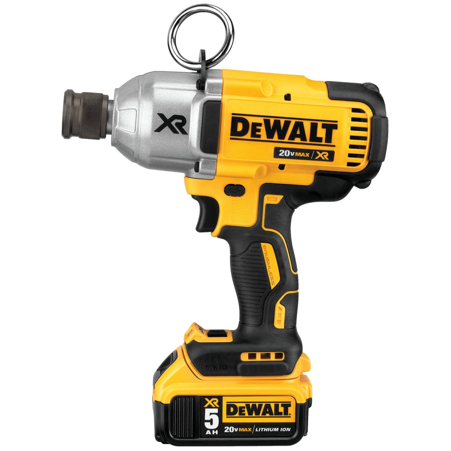 DEWALT DCF898P2 20V MAX XR Brushless High Torque Impact Wrench Kit with QR Chuck