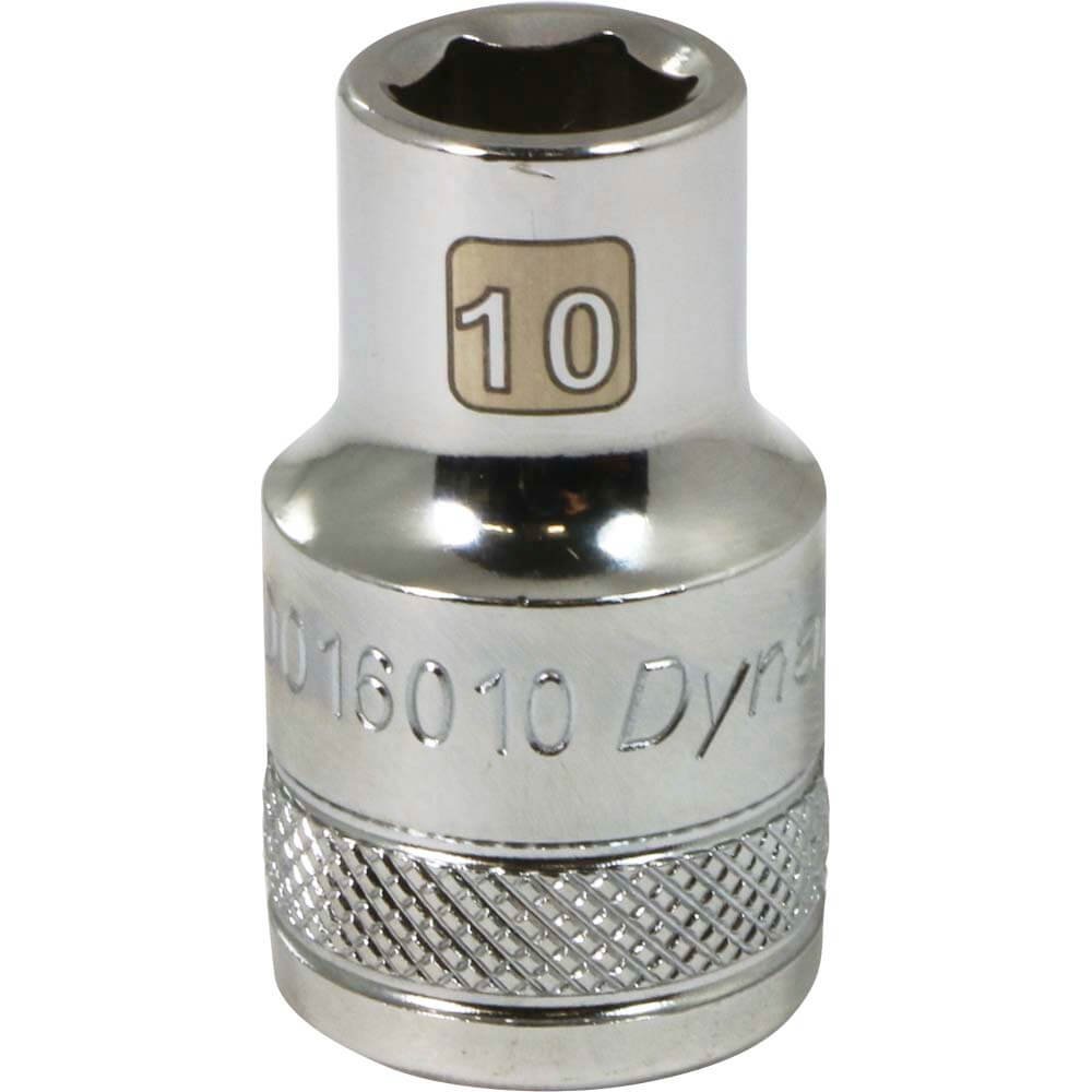 DYNAMIC 1/2" D 6 PT 10MM CHR SKT