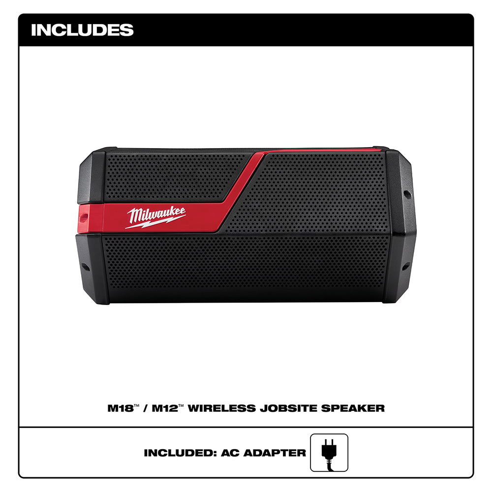 Milwaukee 2891-20 - M18/M12 Wireless Jobsite Speaker