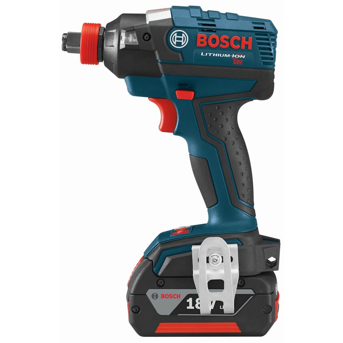 Bosch IDH182-01 18V Brushless Socket Ready Impact Driver with 2 Batteries, Charg