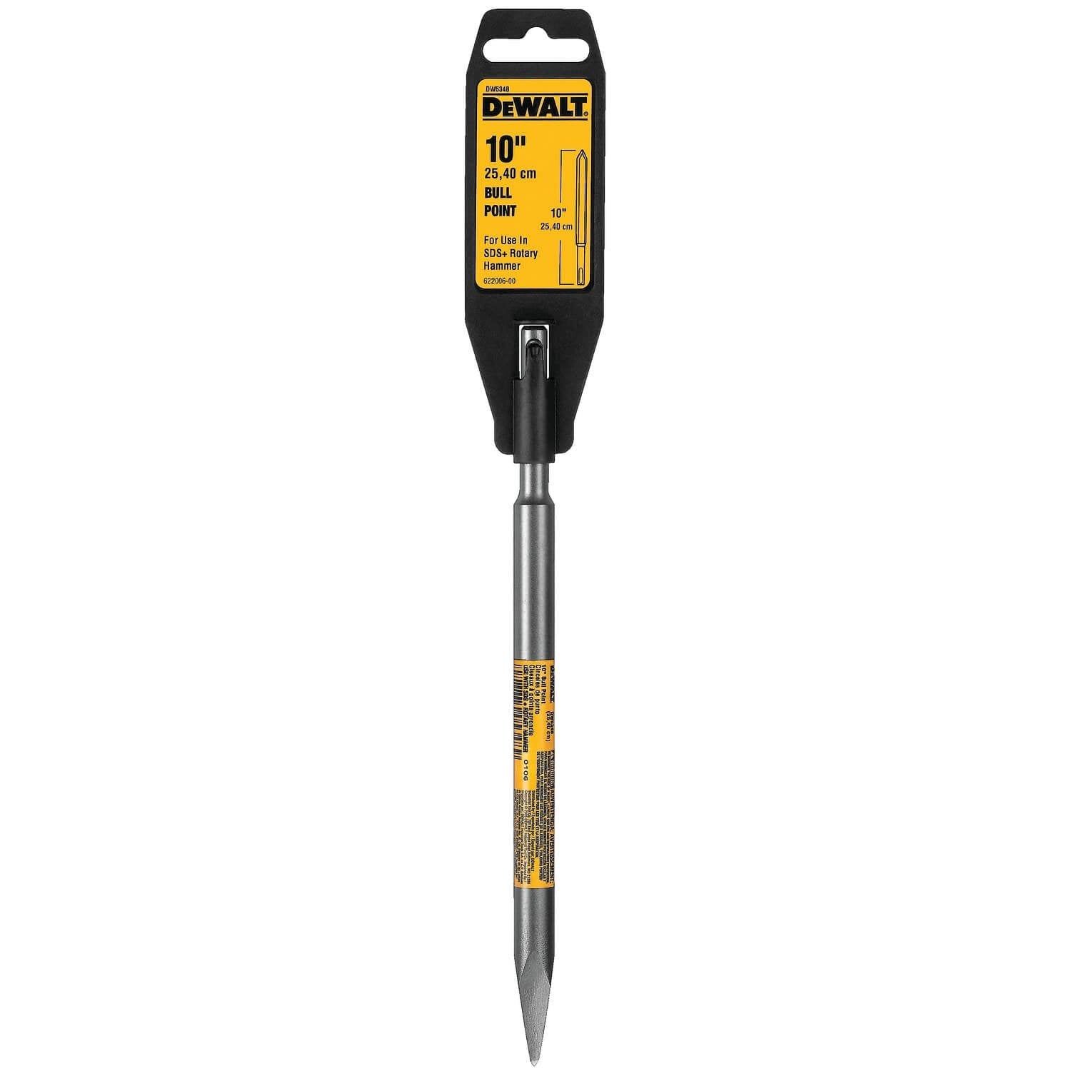 DEWALT DW5348-10-Inch SDS Plus Bull Point Bit,Silver