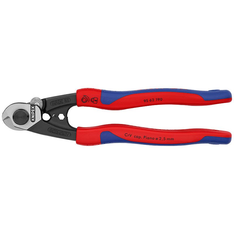 Knipex 9562190  -  Comfort Grip Rope Cutter - 7-1/2"