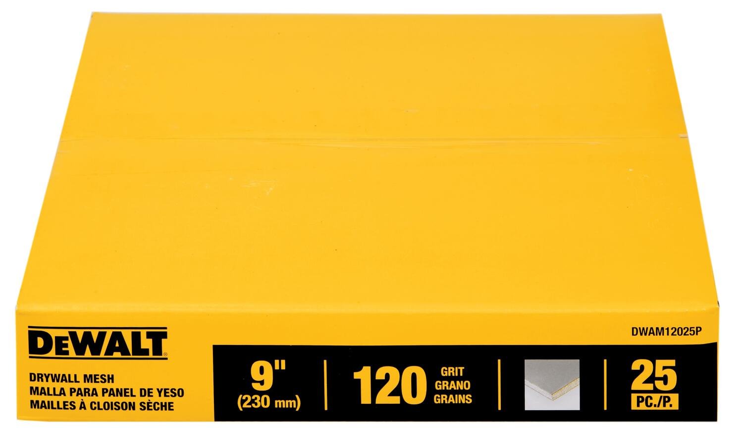 DEWALT DWAM12025P-Trockenbaunetz, 9 Zoll, 25er-Pack, 120 g