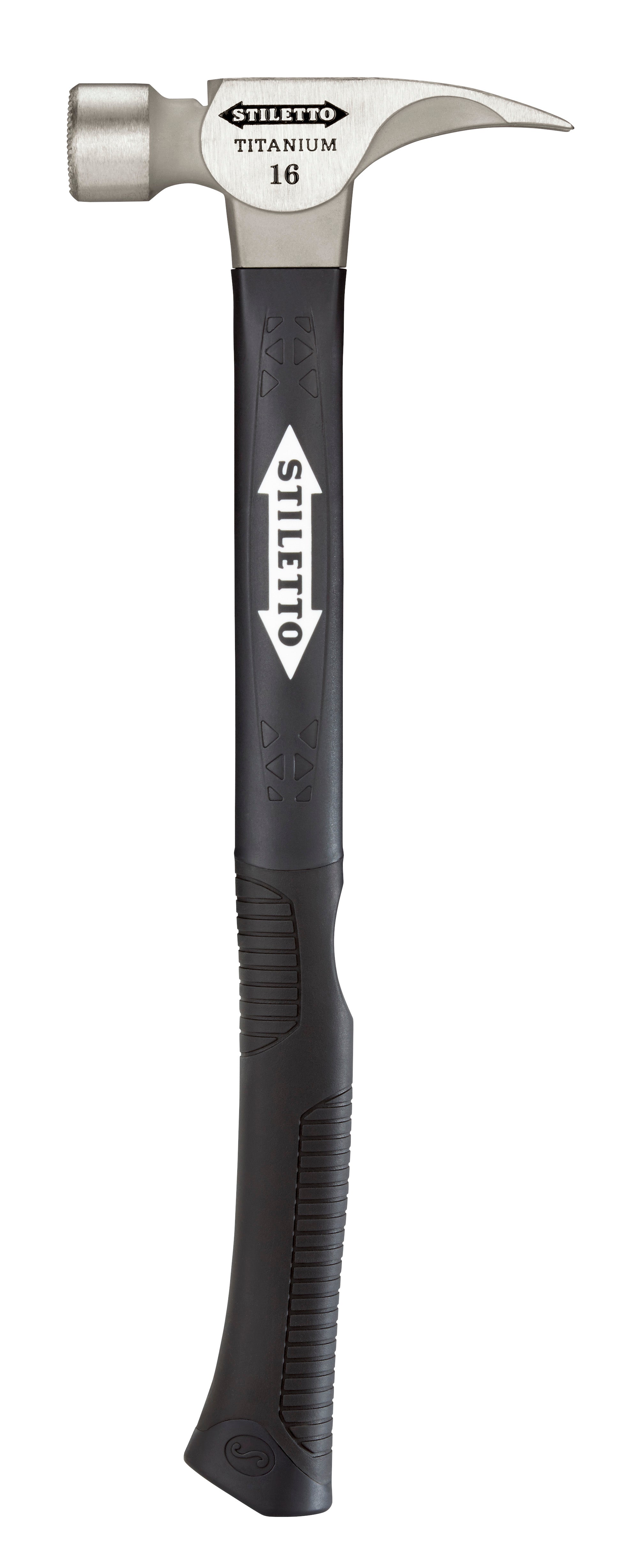 Milwaukee TI16MC-F – 16 oz Titan-Hammer mit gefräster Schlagfläche und 18 Zoll Hybrid-Glasfaserstiel