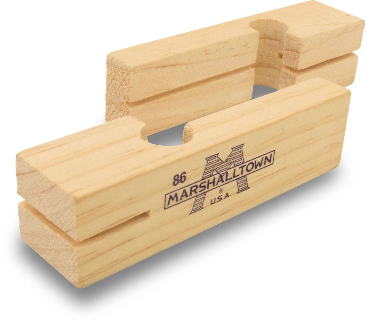 Marshalltown 86- Blocs de ligne en bois 48" 3 3/4" (paire) 