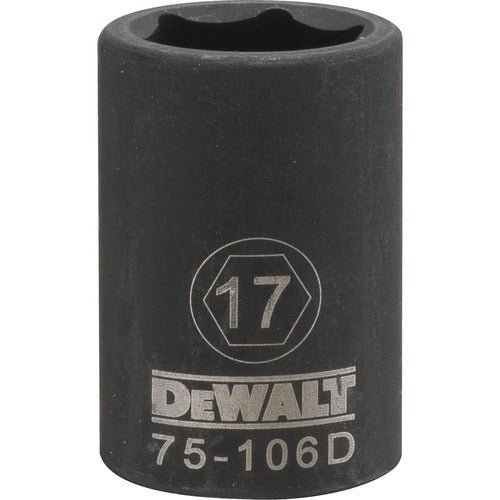 Dewalt DWMT75106OSP  - 1/2 DRIVE IMPACT SOCKET - 6 POINT-17MM