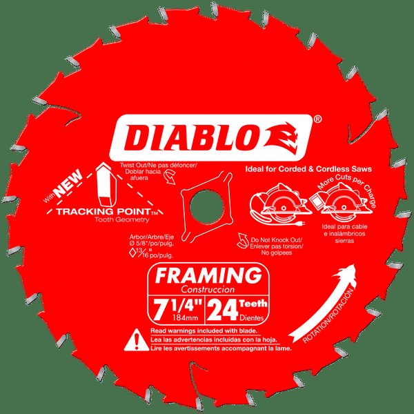 Freud D0724PX - 7-1/4" 24 Tooth Saw Blade