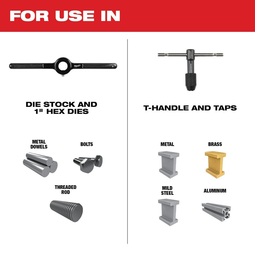 Milwaukee 17PC Metric Tap and Die Set