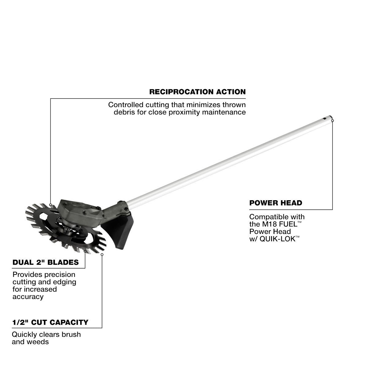 Milwaukee 49-16-2794 - M18 FUEL™ QUIK-LOK™ Reciprocator Attachment