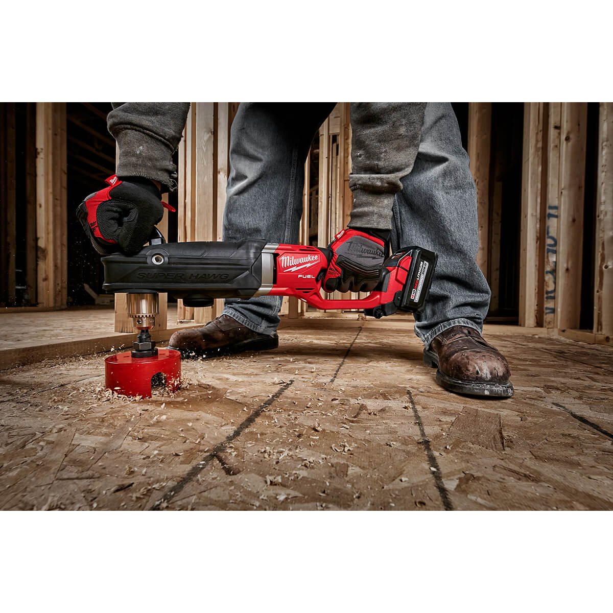 Milwaukee 2809-22 - M18 FUEL™ SUPER HAWG™ 1/2" Right Angle Drill Kit