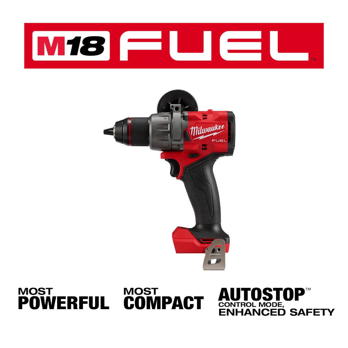 Milwaukee  - 2904-20    M18 FUEL™ 1/2" Hammer Drill/Driver- TOOL ONLY
